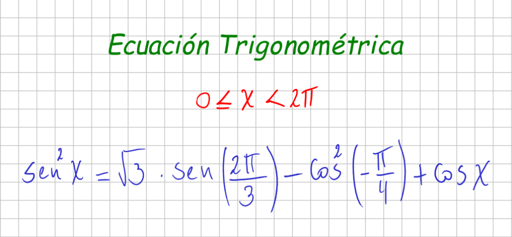 Ecuación Trigonométrica