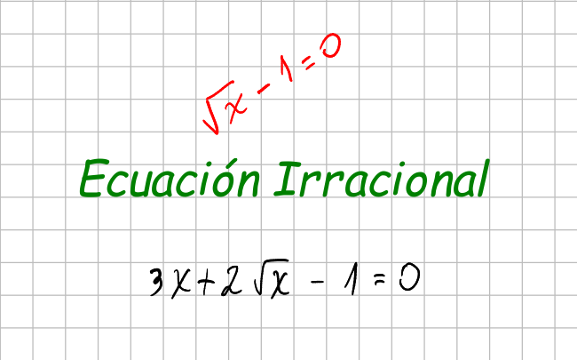 Ecuación Irracional