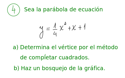 Función Cuadrática, Parábola